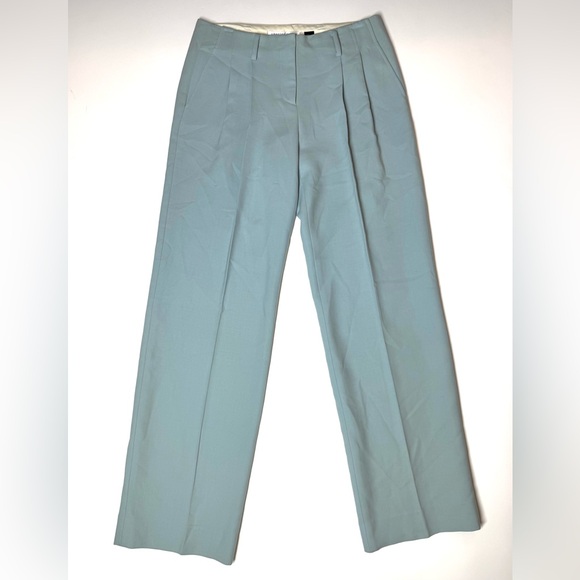 Charles Nolan New York Women’s 100 % Wool Wide Leg Pants Size- 6 - Picture 1 of 11